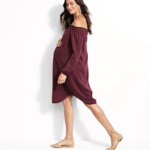 Maternity Off the Shoulder Dress